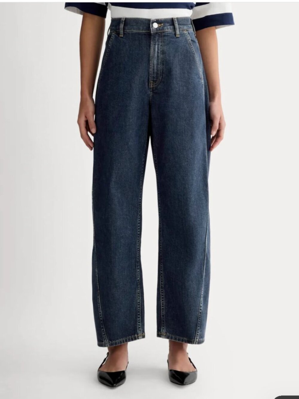 NWT Everlane The Way-High® Twist Curve Jean Indigo Rinse 28 - Picture 3 of 11